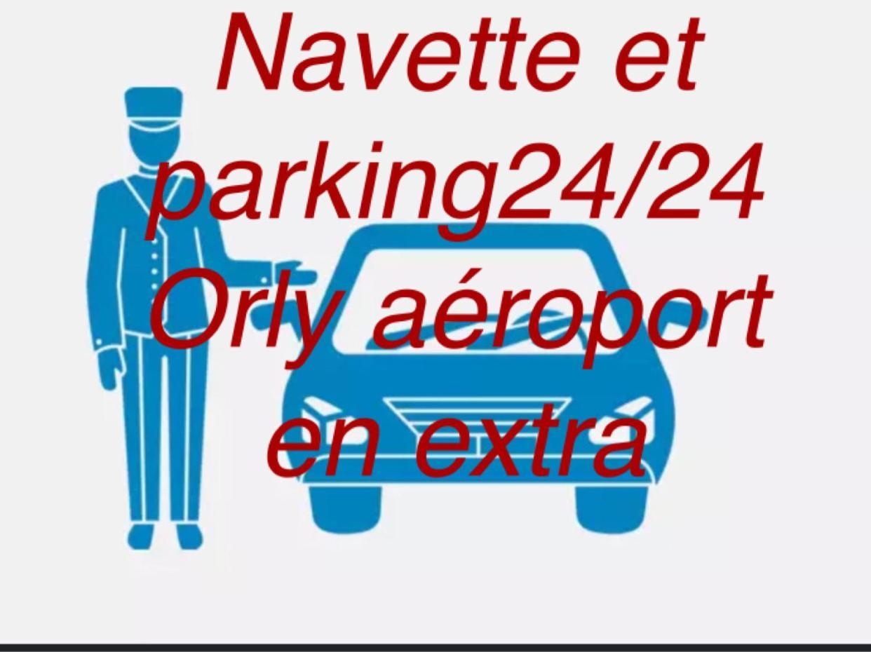 4Pers 2Lits 5 Min Aeroport Orly,Navette Et Parking Extra,Location En Nuit Et Jourchez Sandro, Athis-Mons Extérieur photo